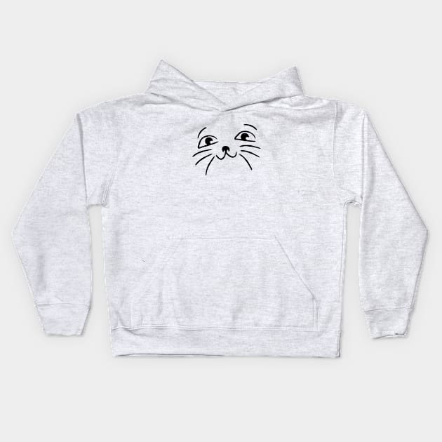 I love my cat Kids Hoodie by Eveline D’souza